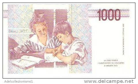 1749)splendida Banconota Da 1000 Lire Maria Montessori Serie Speciale XF Del 1996 FDC - 1000 Liras