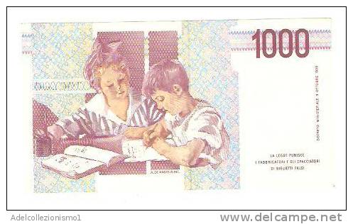 1758)splendida Banconota Da 1000 Lire Maria Montessori Serie Speciale XF Del 1996 FDC - 1000 Lire