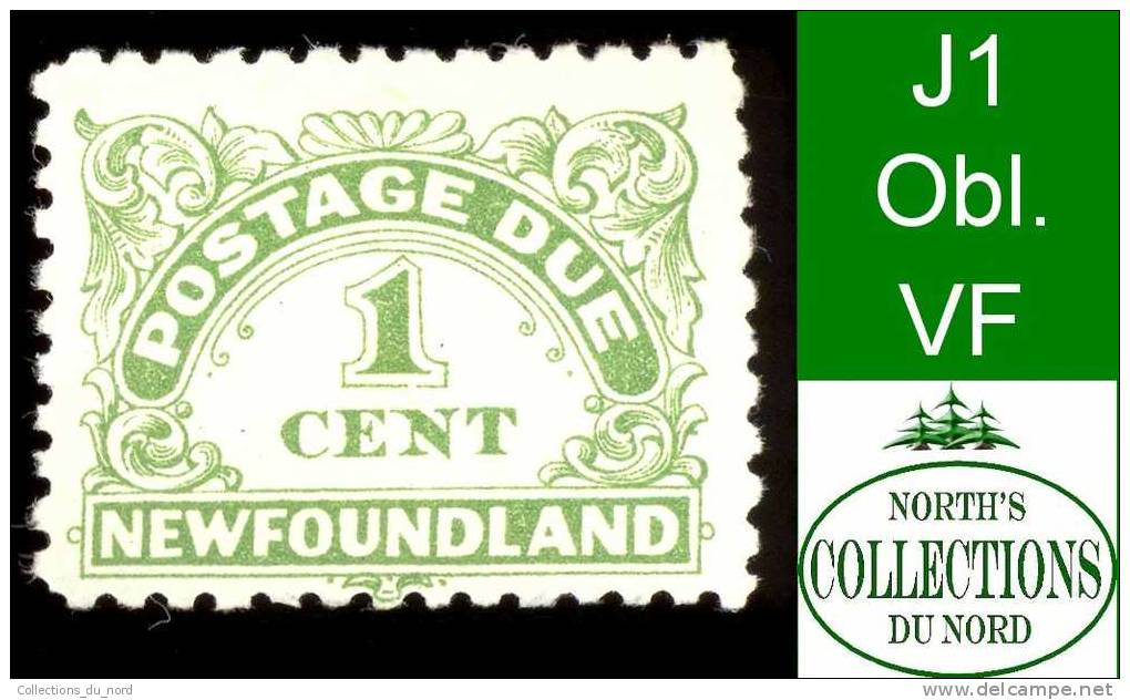 Canada Newfoundland (Unitrade & Scott # J1 - Postage Due) (Mint) F/VF - Fine Di Catalogo (Back Of Book)