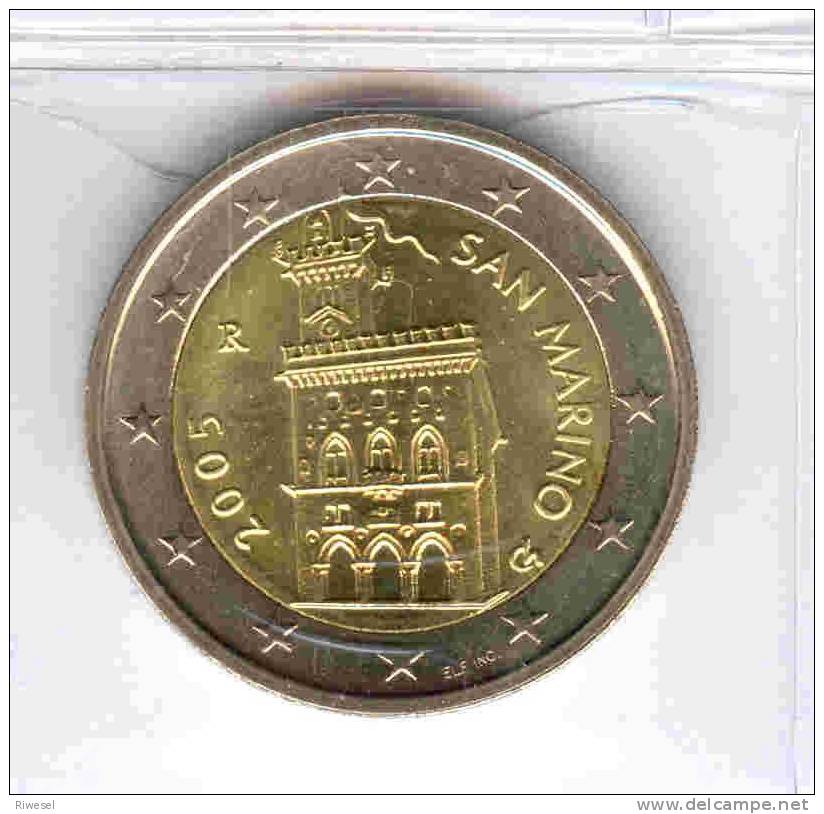 M 0222 B   San Marino Kursmünze 2 Euro 2005 Aus Km Satz - Aethiopien