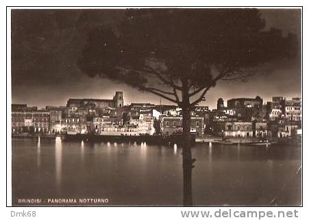 BRINDISI - PANORAMA NOTTURNO - 1955 - Brindisi