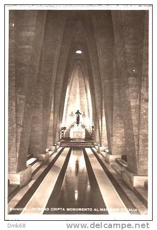 BRINDISI - INTERNO CRIPTA MONUMENTO AL MARINAIO D'ITALIA - 1955 - Brindisi