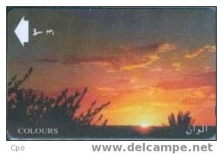 # OMAN 69 Colour  - Sunset 3 Gpt 01.96 Tres Bon Etat - Oman