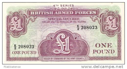 Gran Bretagna - 1 Pound    +++++++ - Britse Militaire Autoriteit