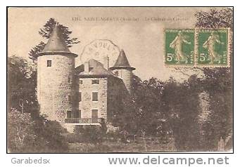 CPA De SAINT AGREVE - Le Château De Clavière (Edition M.B.). - Saint Agrève