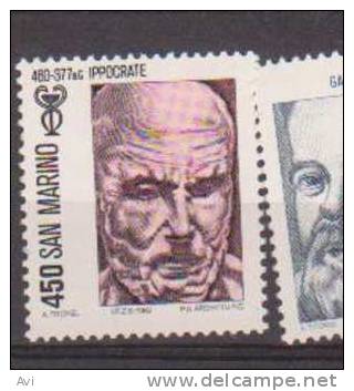 San Marino 1982. Inventors. 450Li.  Ippocrates. UMM - Anguilla (1968-...)