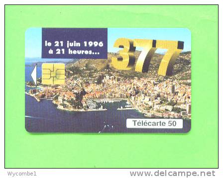 MONACO - Chip Phonecard/377 Phone Number Prefix - Monace