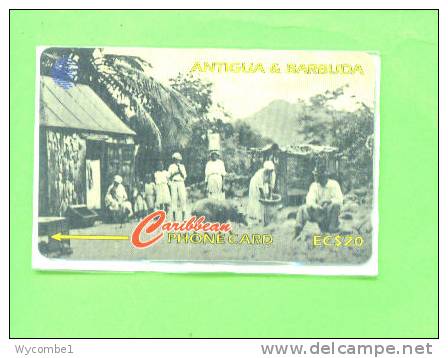 ANTIGUA & BARBUDA - Magnetic Phonecard/Early Photo Of Rural Life - Antigua And Barbuda