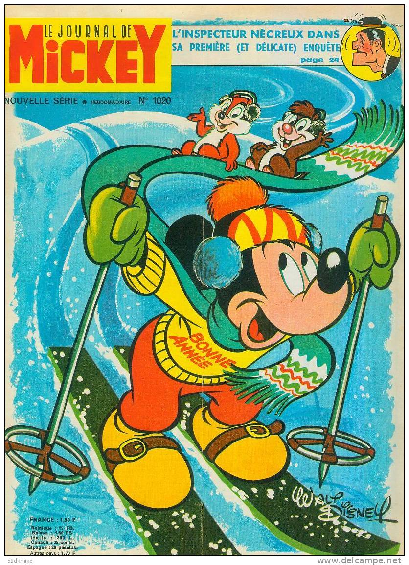 Le Journal De Mickey N°1020 - Journal De Mickey