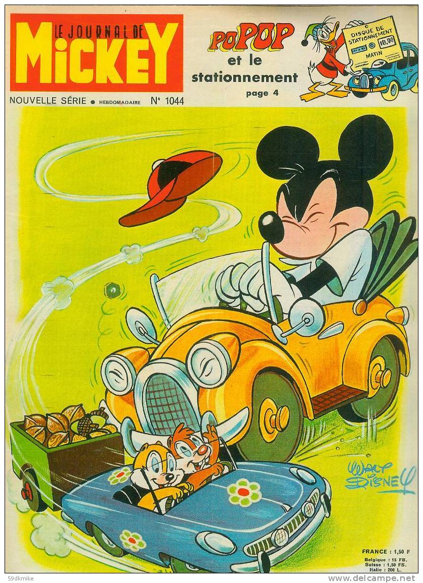 Le Journal De Mickey N°1044 - Journal De Mickey