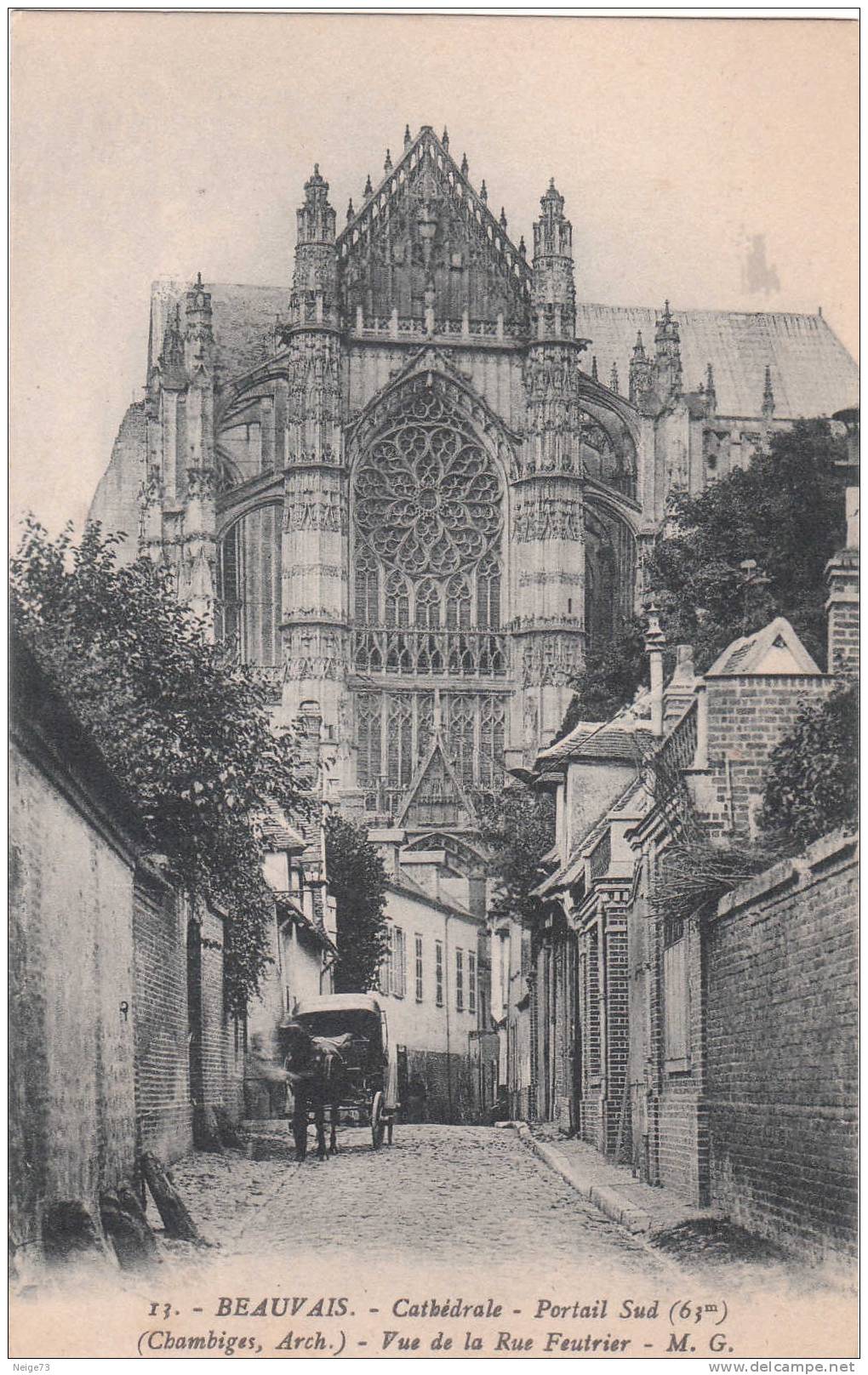 Cpa Du 60 - Beauvais - Cathédrale - Crevecoeur Le Grand