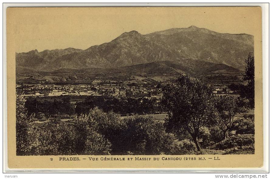 PRADES - Vue Générale Et Massif Du Canigou - Ed. LL,  N° 2 - Prades