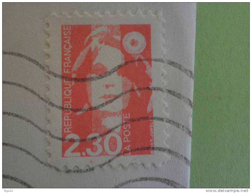 Déstockage De Faux BRIAT Dit"de Marseille" Sur Enveloppe, Dentelé 11 (12571) - 1989-1996 Bicentenial Marianne