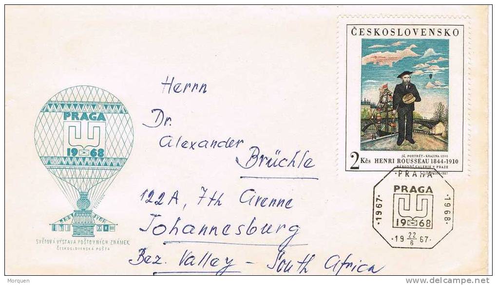 Carta  PRAHA 1968.  (Checoslovaquia) Globus, Globo - Briefe U. Dokumente