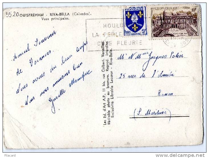 3520     Francia    Ouistreham-Riva-Bella  (Calvados)  Vues  Principales  VG  1958 - Ouistreham