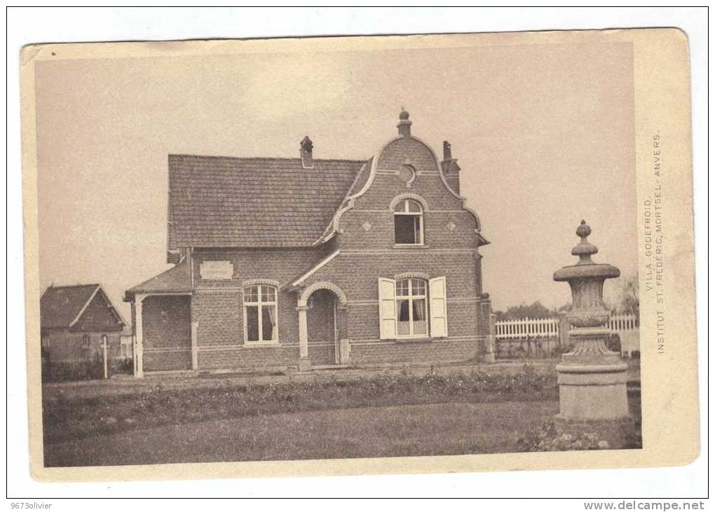 Villa Godefroid Institut St Frédéric. Mortsel-Anvers. RARE - Mortsel