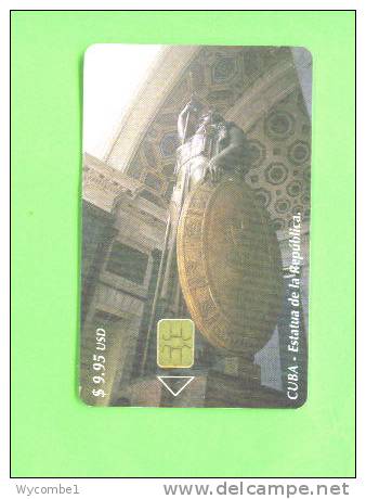 CUBA - Chip Phonecard/Statue Of The Republic - Cuba