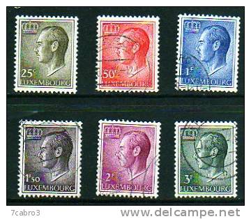 Luxembourg  Y&T N° 660 - 661 - 662 -663 - 664 - 665   * Oblitéré - Used Stamps