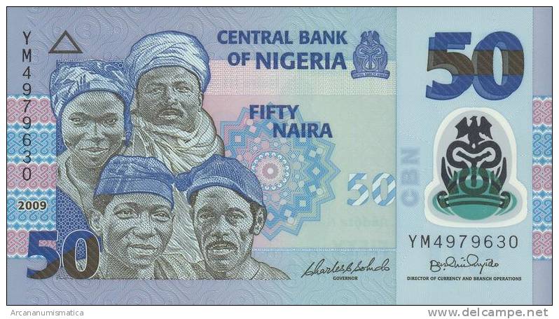 NIGERIA  50 NAIRA  2.009  SC/PLANCHA      DL-7291 - Nigeria
