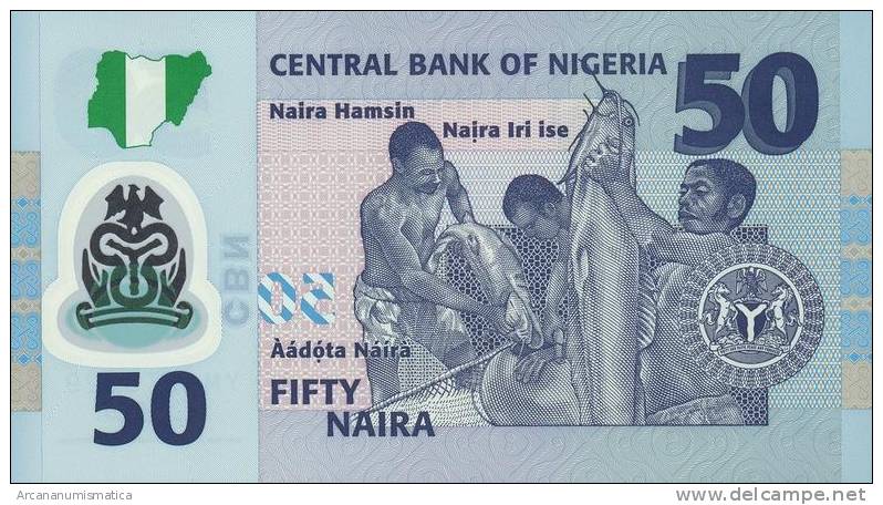 NIGERIA  50 NAIRA  2.009  SC/PLANCHA      DL-7291 - Nigeria