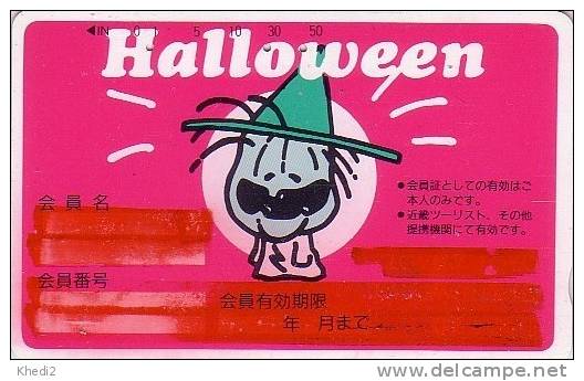 Télécarte Japon - HALLOWEEN  - Japan Phonecard Telefonkarte - Sonstige & Ohne Zuordnung