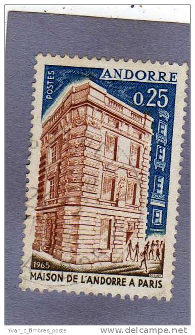 ANDORRE FRANCAIS TIMBRE N° 174 OBLITERE MAISON D ANDORRE - Oblitérés