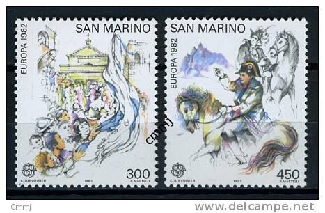 1982 - SAINT-MARIN - SAN MARINO - Sass. 1100/01 - MNH - New Mint - - Neufs