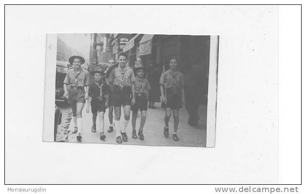 SCOUTIMES )) SCOUT - Ballade En Ville - Gérard 1923 (photographie) - Scouting