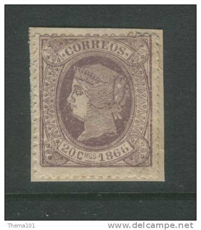 ESPAGNE Yvert N°85 Neuf, Collé Sur Papier  Cote 1000€ Voir Scan. - Unused Stamps