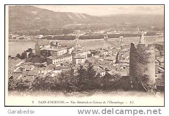 CPA De TAIN-TOURNON - Vue Générale Et Côteau De L'Ermitage (LL 2). - Tournon