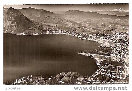 3411.LUGANO E CASTAGNOLA.VISTA DAL MONTE BRE . - Agno