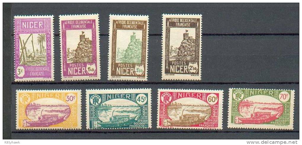 NIGER 174 - YT 74 à 78 - 82-83-85 */** - Unused Stamps