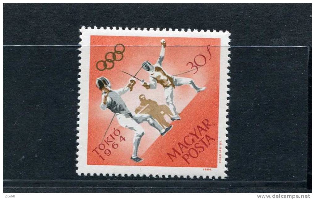 HONGRIE Hungary 1964 Y&T 1649** - Fencing