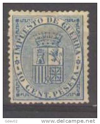 ES142-L2807.España.Spai N.Espagne.ESCUDO  DE ESPAÑA.1874. (Ed 142*) . MUY BONITO - Nuovi