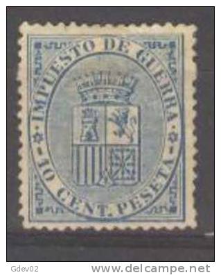ES142-L2807.España.Spai N.Espagne.ESCUDO  DE ESPAÑA.1874. (Ed 142*) . MUY BONITO - Neufs