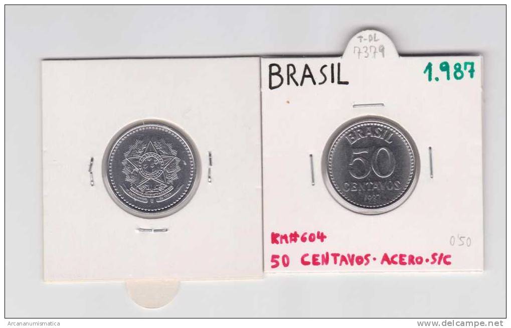 BRASIL  50 CENTAVOS  1.970  ACERO   KM#604     UNC/SC    DL-7379 - Brasilien