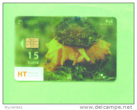 CROATIA - Transparent Chip Phonecard/Sea Life - Croatia