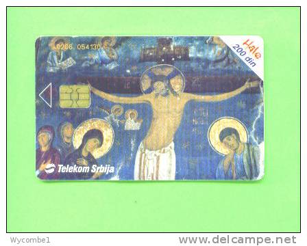 SERBIA - Chip Phonecard/Religious Painting - Jugoslawien