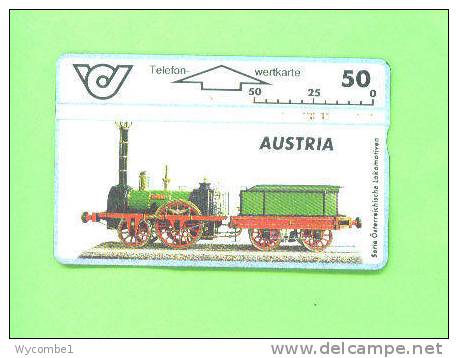 AUSTRIA - Optical Phonecard/Train - Oesterreich