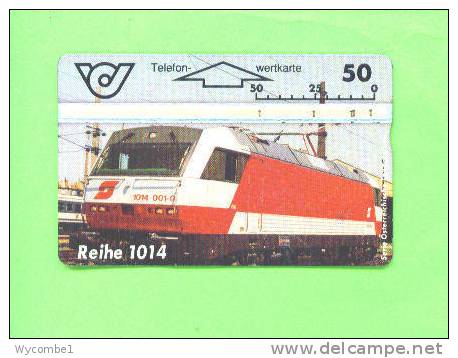 AUSTRIA - Optical Phonecard/Train - Austria