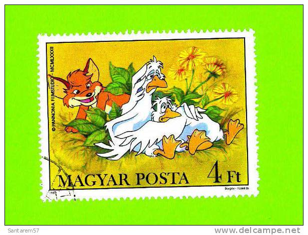 Timbre Oblitéré Used Mint Stamp Selo Carimbado Magyar Posta 4 Ft PANNONIA FILMSTUDIO HONGRIE HUNGARY HUNGRIA 1987 - Usati