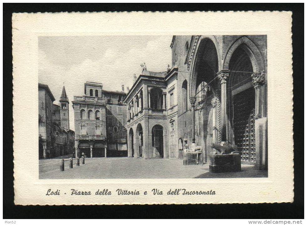 2763-LODI-PIAZZA DELLA VITTORIA-1955-FG - Lodi