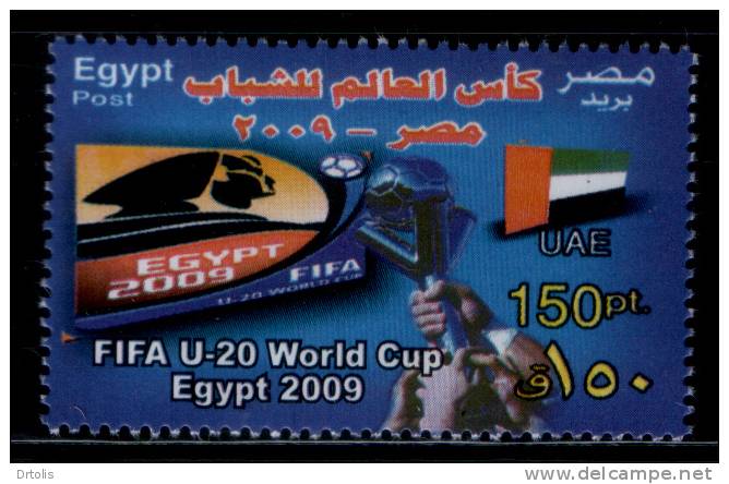 EGYPT / 2009 / UNITED ARAB EMIRATES / FIFA U-20 WORLD CUP EGYPT 2009  / FOOTBALL / SPORT / FLAG / MNH / VF  . - Neufs