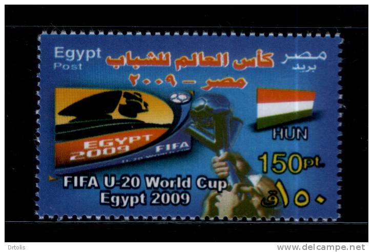 EGYPT / 2009 / HUNGARY / FIFA U-20 WORLD CUP EGYPT 2009  / FOOTBALL / SPORT / FLAG / MNH / VF. - Unused Stamps