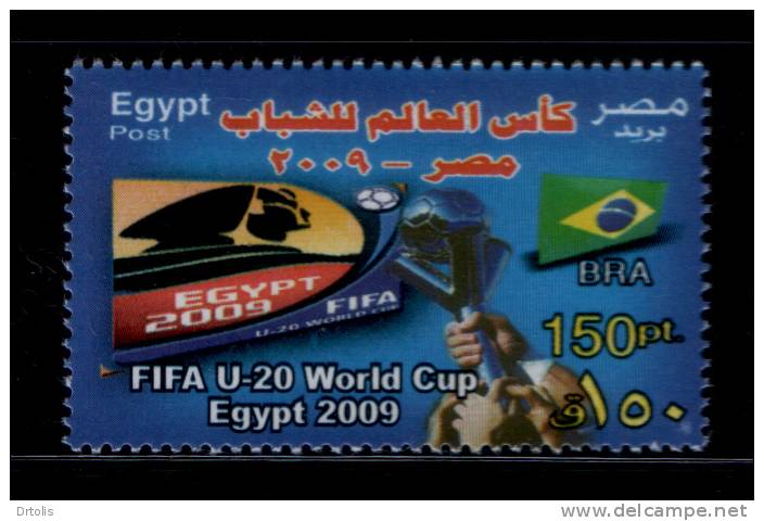 EGYPT / 2009 / BRAZIL / FIFA U-20 WORLD CUP EGYPT 2009  / FOOTBALL / SPORT / FLAG / MNH / VF. - Nuevos