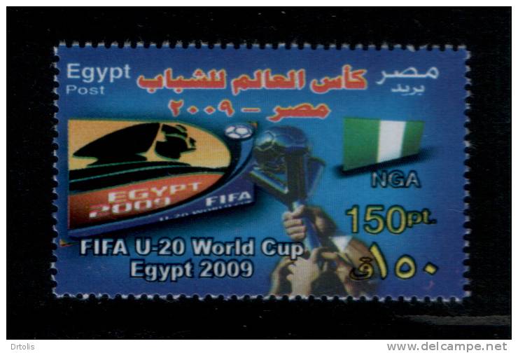 EGYPT / 2009 / NIGERIA / FIFA U-20 WORLD CUP EGYPT 2009  / FOOTBALL / SPORT / FLAG / MNH / VF. - Ungebraucht