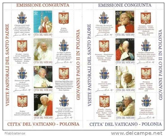 2004 - BF 29/30 Viaggi Del Papa In Polonia   ++++++++ - Unused Stamps