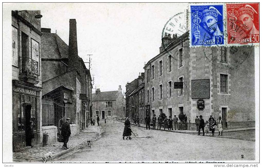 Place Guepin Et Rue De La Moere - Hotel De Bretagne - Savenay