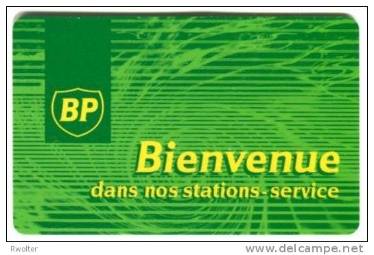 @+ CARTE FIDELITE " BP - BIENVENUE"  - 2001. - Car-wash
