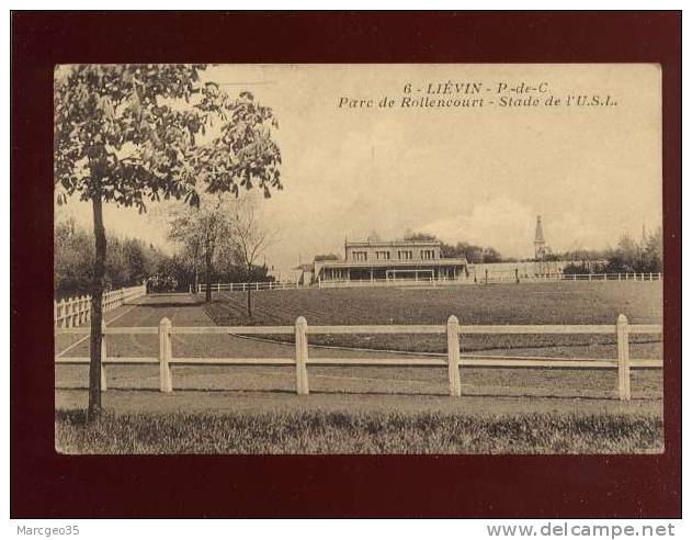 Liévin Parc De Rollencourt Stade De L' USL édit.? N° 6 Stade De Football - Lievin